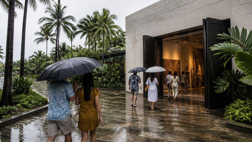 indoor oahu museum rain plan
