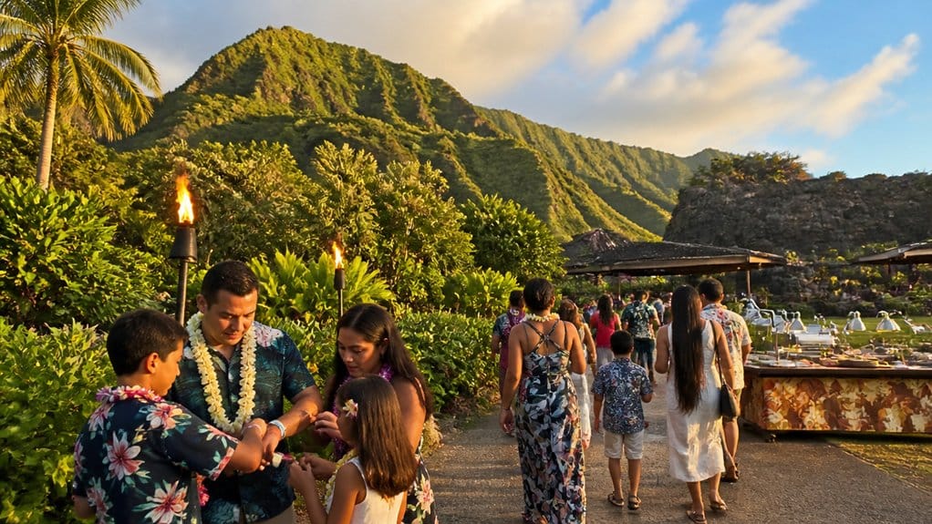 intimate waimea valley luau experience