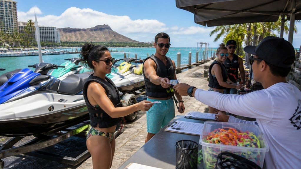 jet ski check in process overview