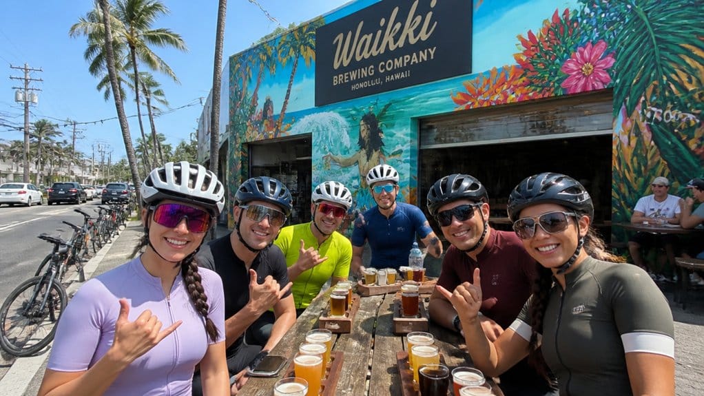 kaka ako brewery beer bike tour