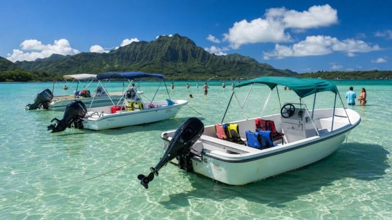 kaneohe sandbar boat rentals