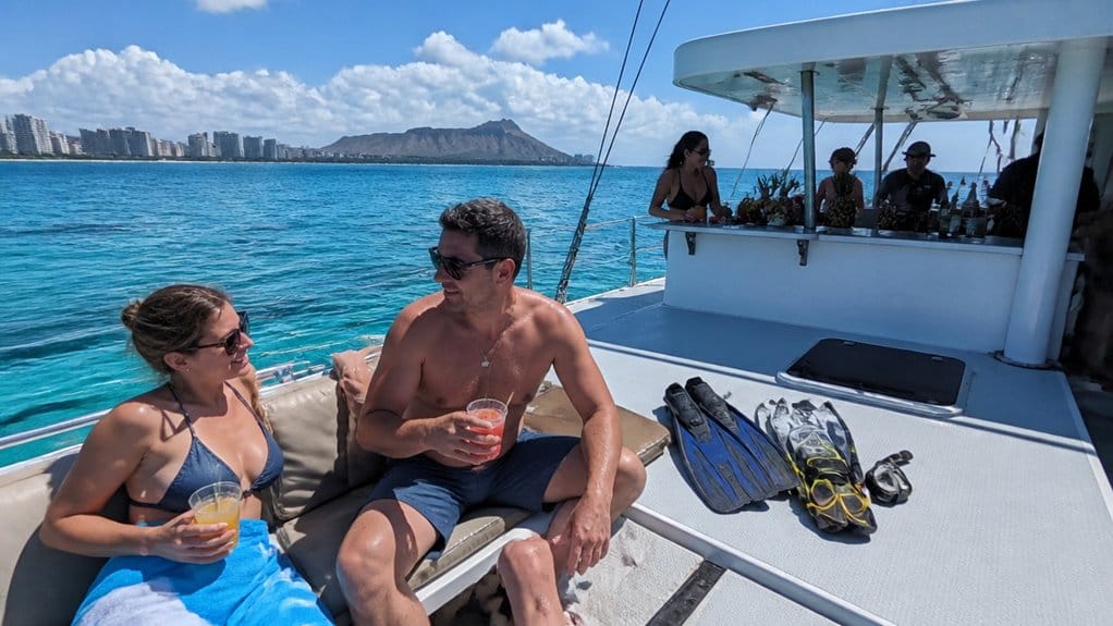 ko olina catamaran snorkel comforts