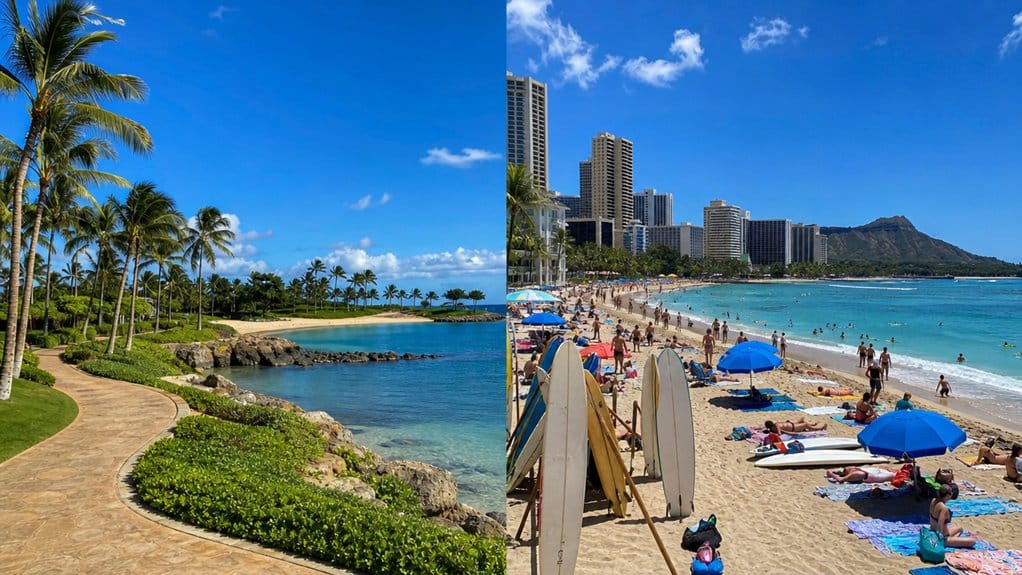 ko olina or waikiki