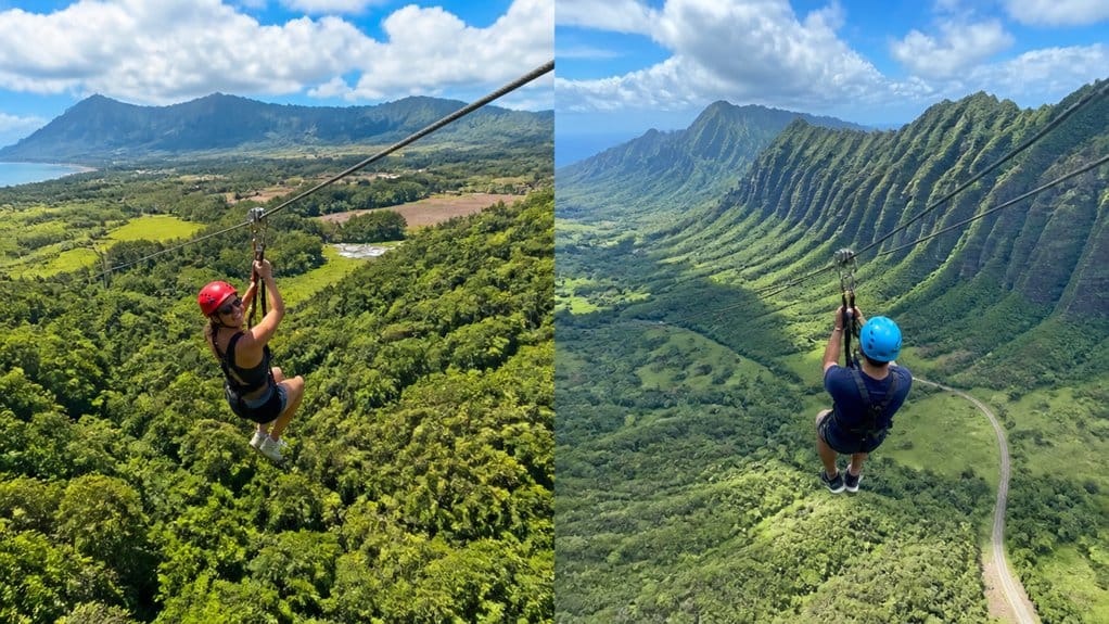 kualoa family friendly climbworks thrill