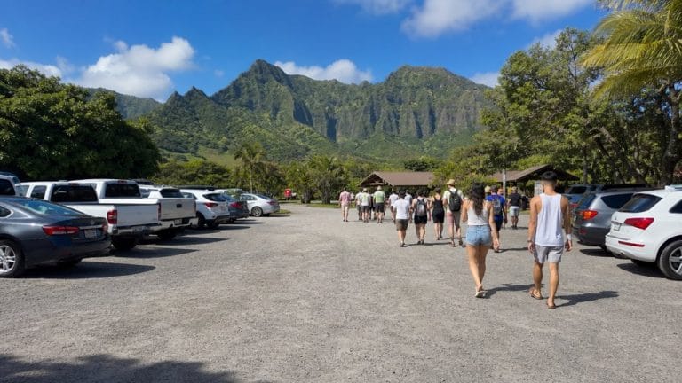 kualoa ranch parking process