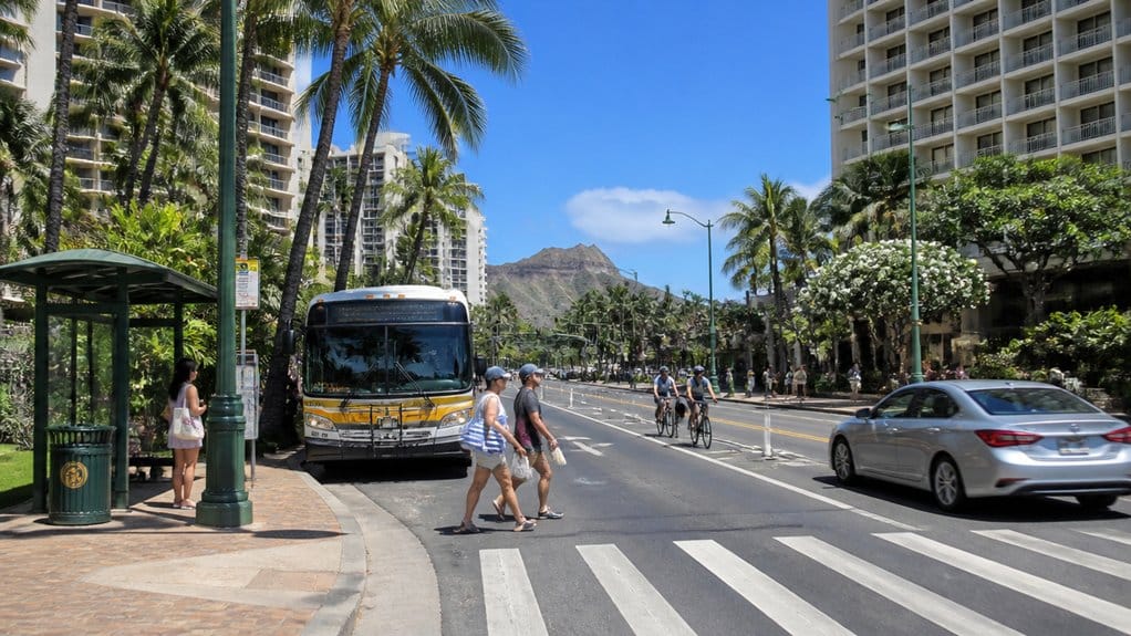 multiple transit options no car