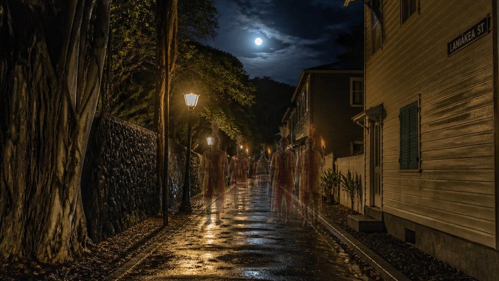 night marchers at 7pm