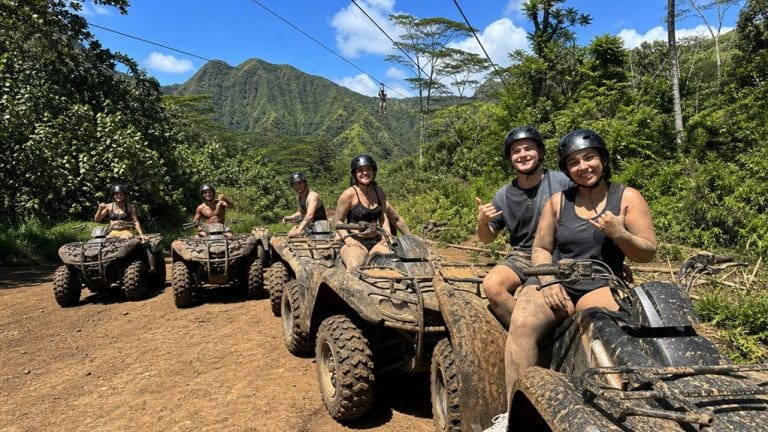 oahu atv and zipline combo