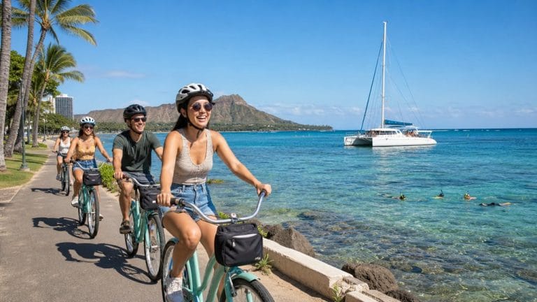 oahu bike sail snorkel combo