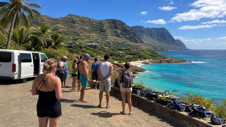 oahu grand tour snorkeling stops