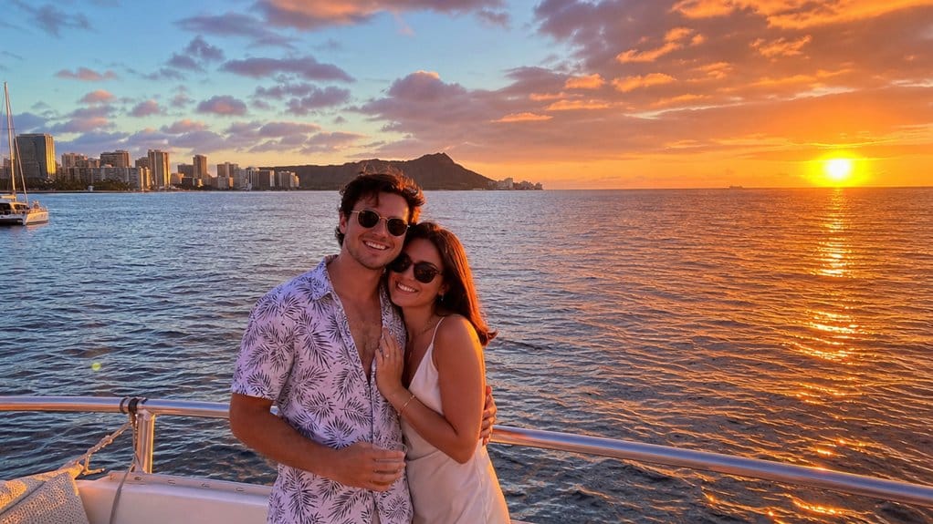 oahu private honeymoon sunset cruises