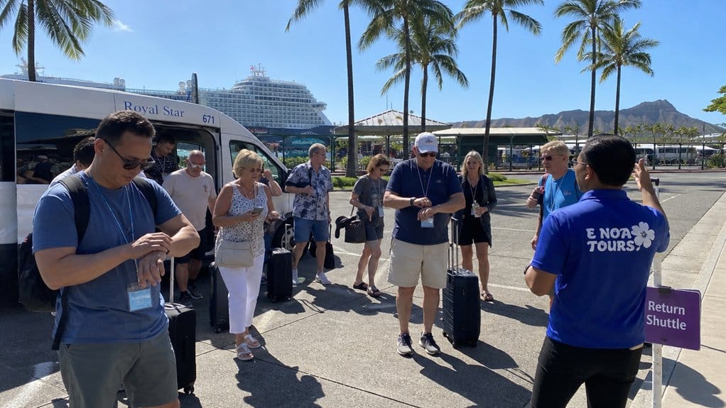 oahu shore excursions timing