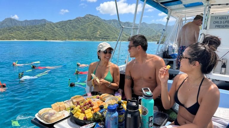 oahu snorkel tours lunch