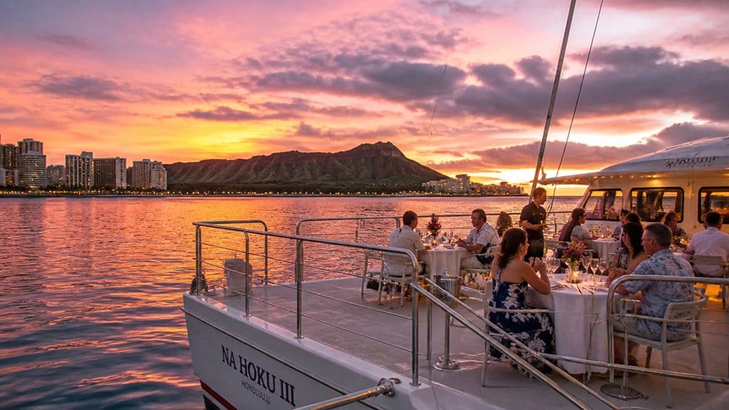 oahu sunset dinner cruise styles