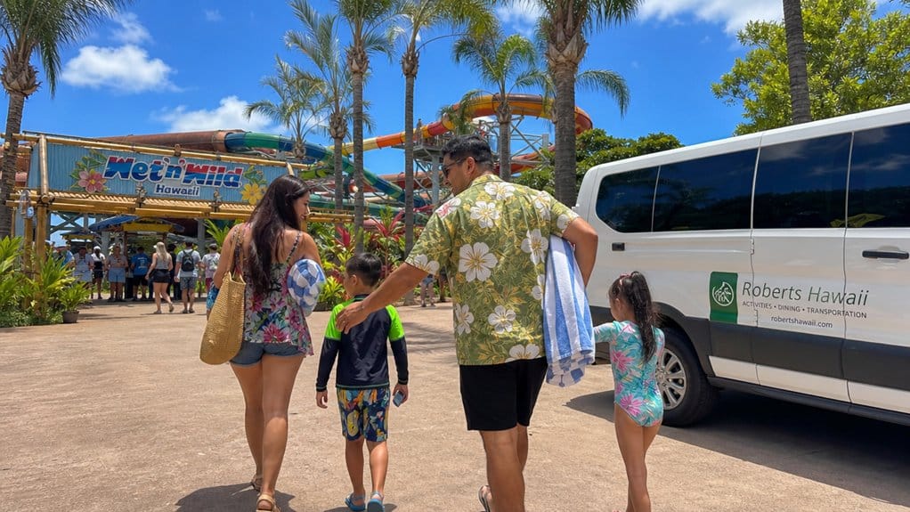 oahu water park transport tickets