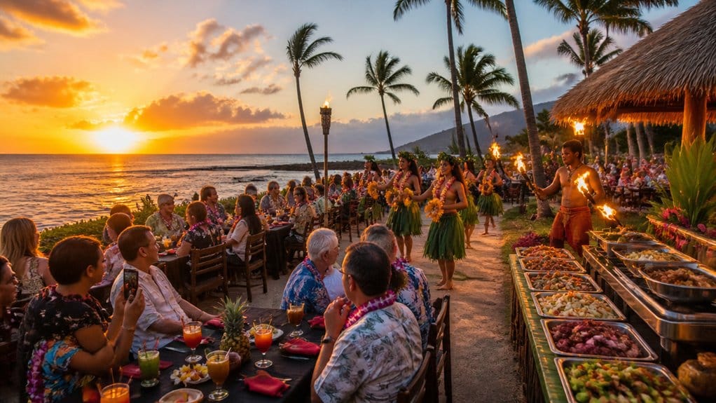 oceanfront polynesian luau experience