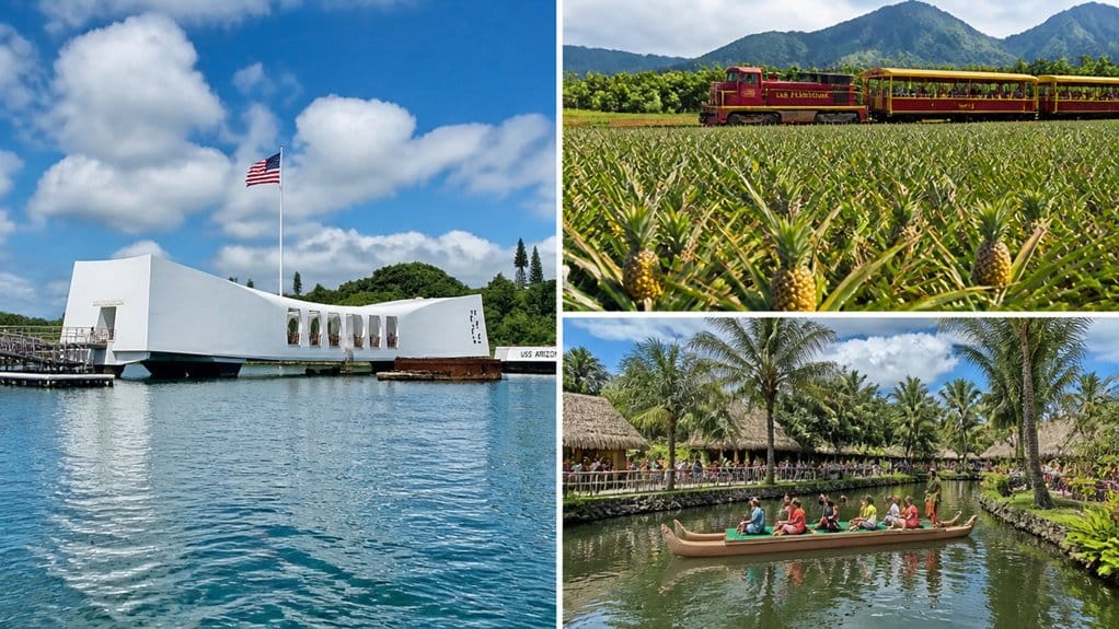 pearl harbor dole polynesian cultural center