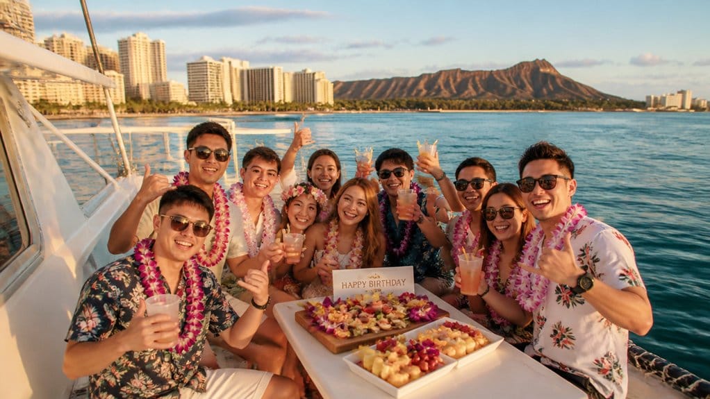 plan waikiki group sunset cruise