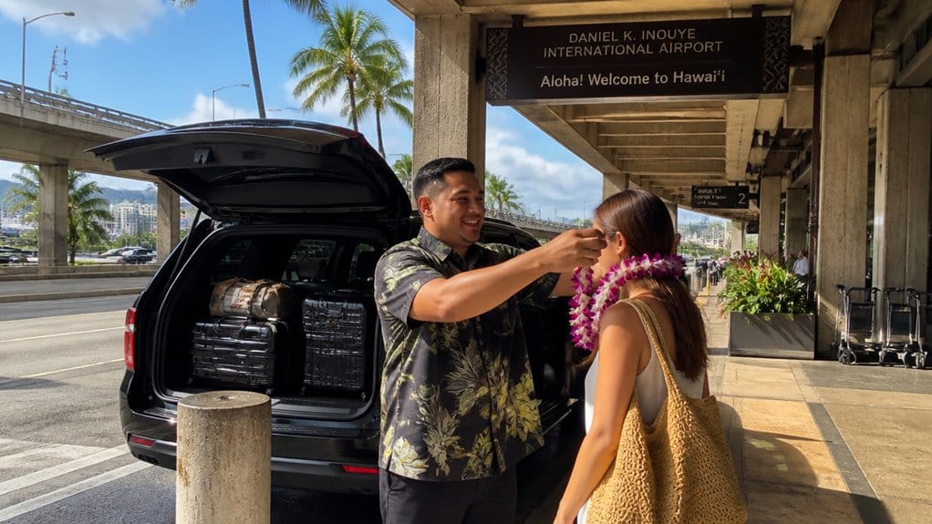 private direct airport to waikiki transfer