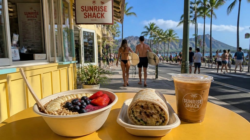 quick acai breakfast near waikiki