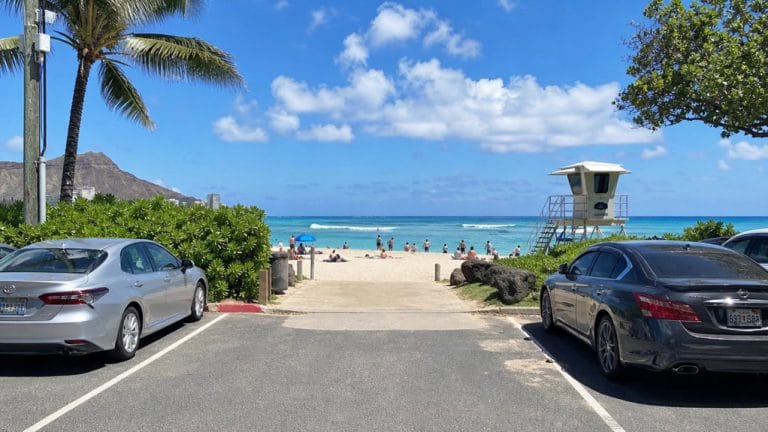 sandy beach parking quick guide