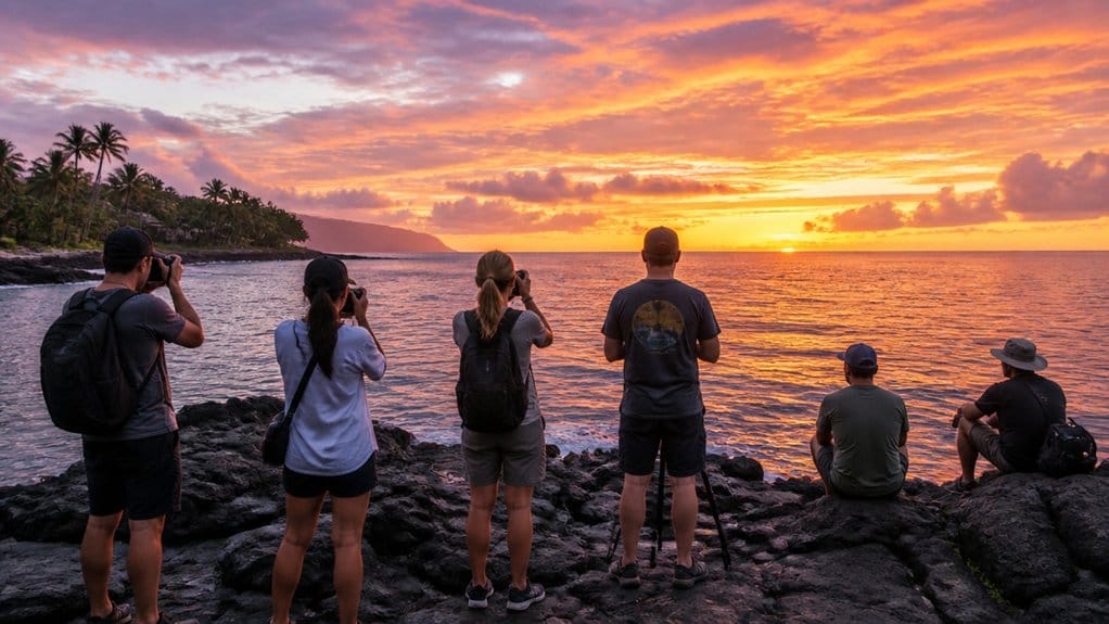small group o ahu sunset photo tours