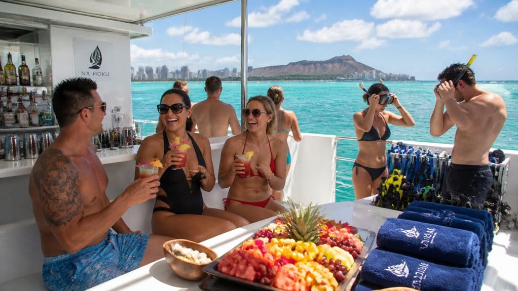 snorkel gear guides refreshments
