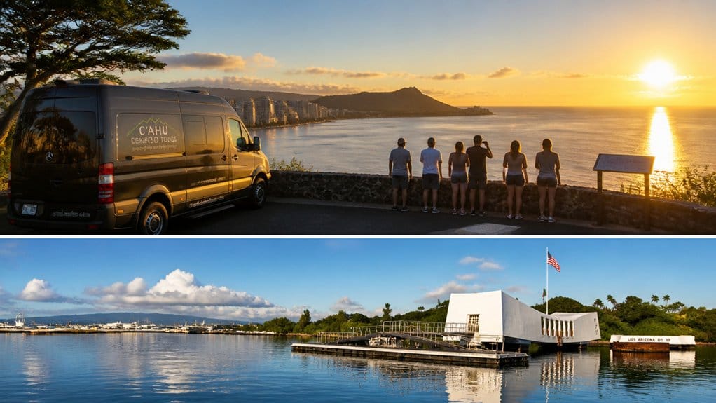 sunrise uss arizona quiet tour