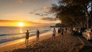 sunset beach parking challenges