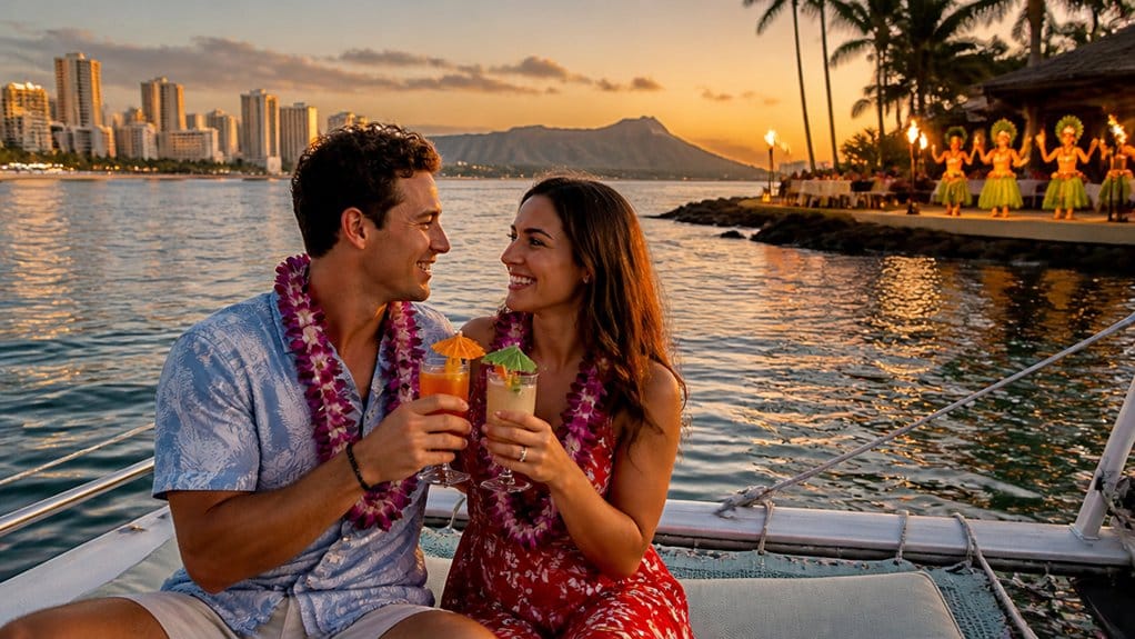 sunset dinner cruises in waikiki
