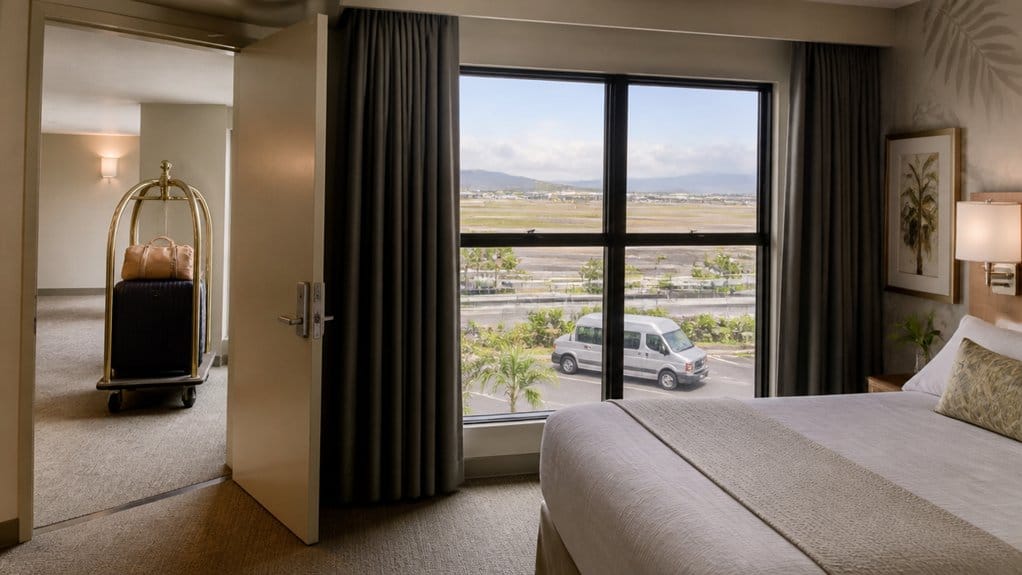 upper floor inland rooms preferred