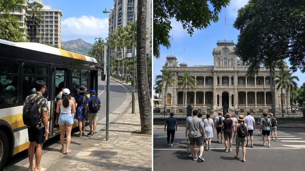waik k to downtown honolulu