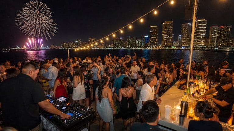waikiki adult fireworks party cruise