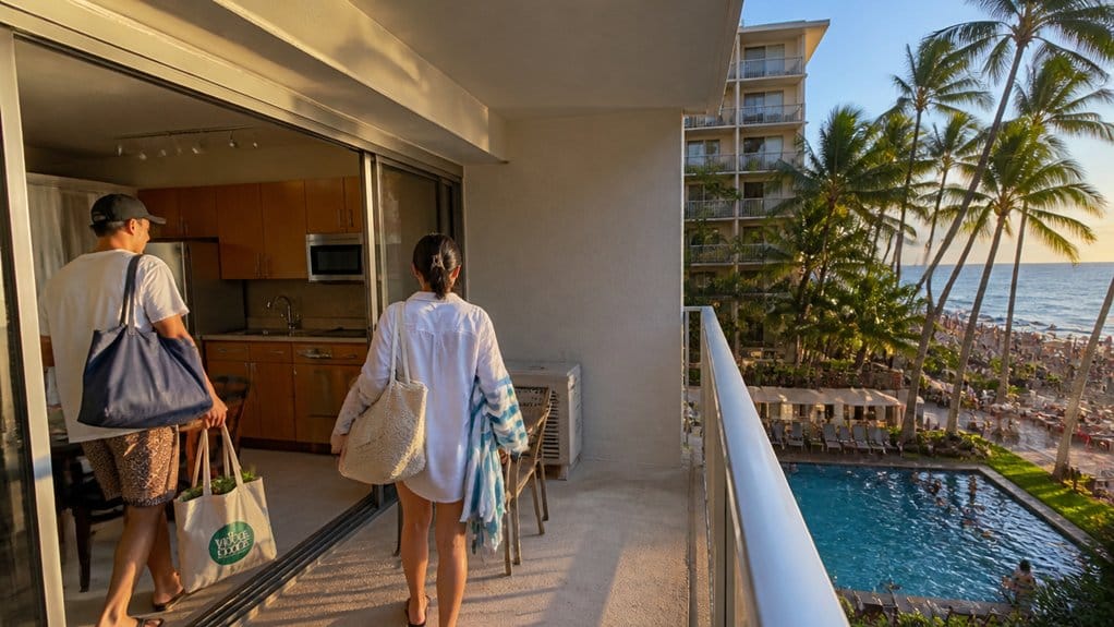 waikiki budget hotels kitchens