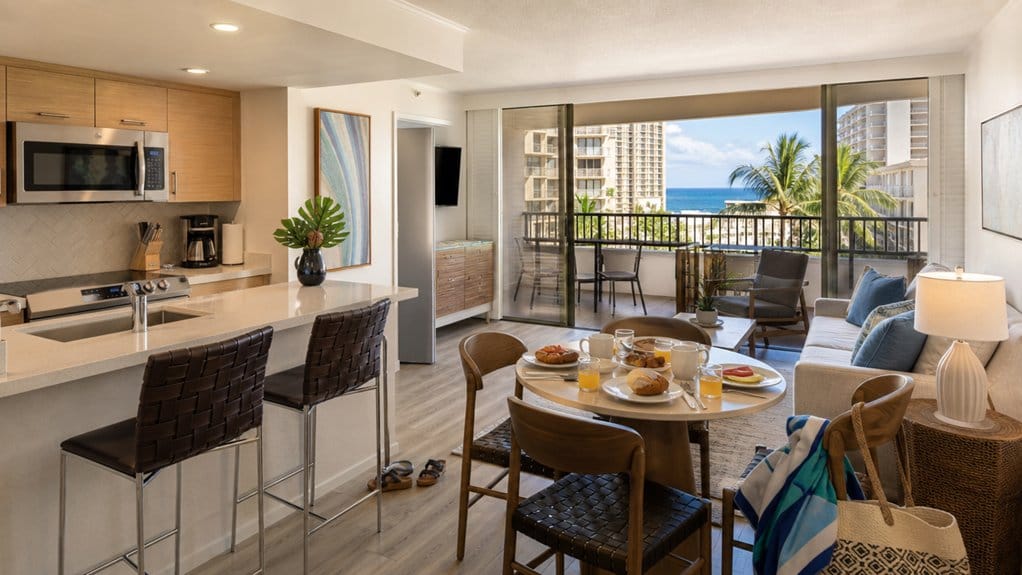 waikiki condo hotels with kitchens