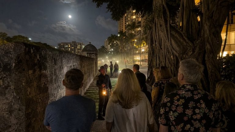 waikiki haunted night march tour