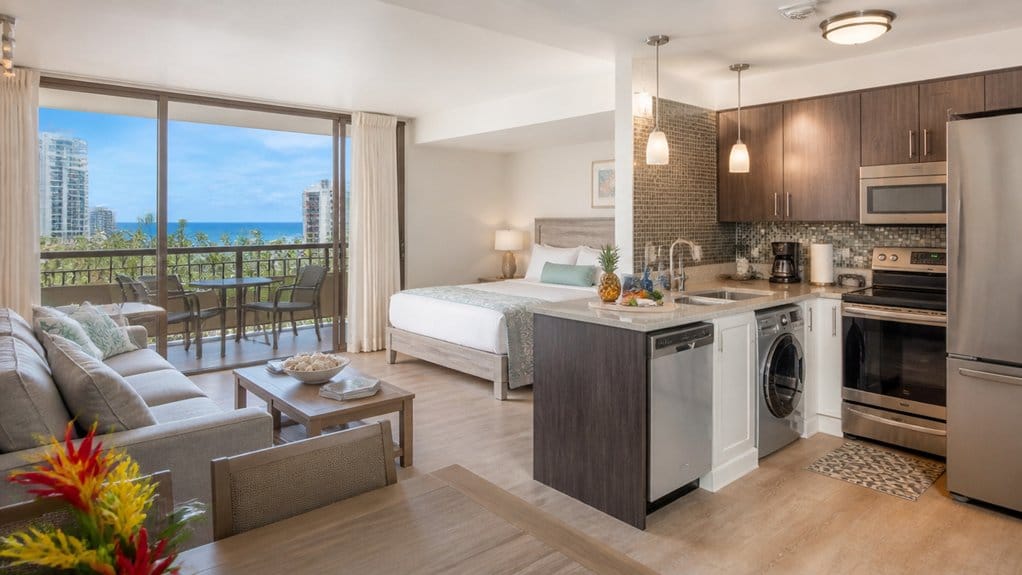 waikiki hotels with kitchens