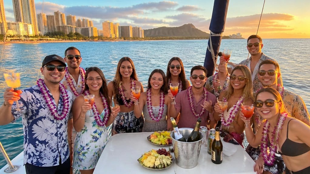 waikiki sunset birthday cruise timing