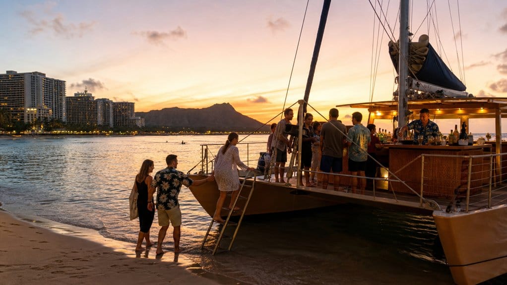 Waikiki Sunset Cruise From Beach With Cocktail Open Bar: Booking Guide
