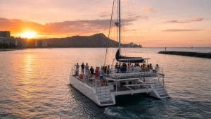 waikiki sunset cruise seating options