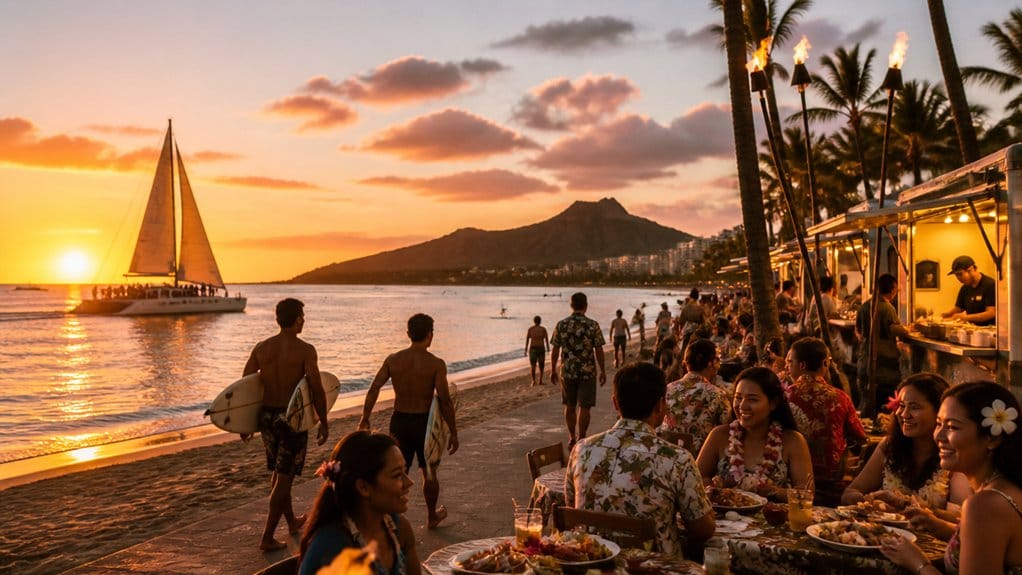 waikiki sunset dinner cruise