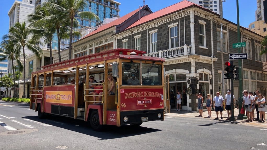 Waikiki Trolley Historic Honolulu Red Line: What You’ll See