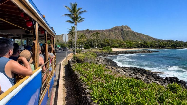 waikiki trolley ocean view stops