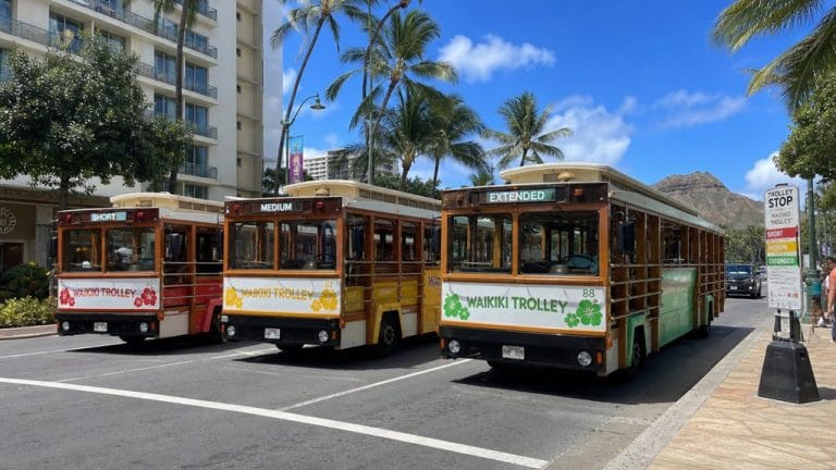 waikiki trolley pass durations