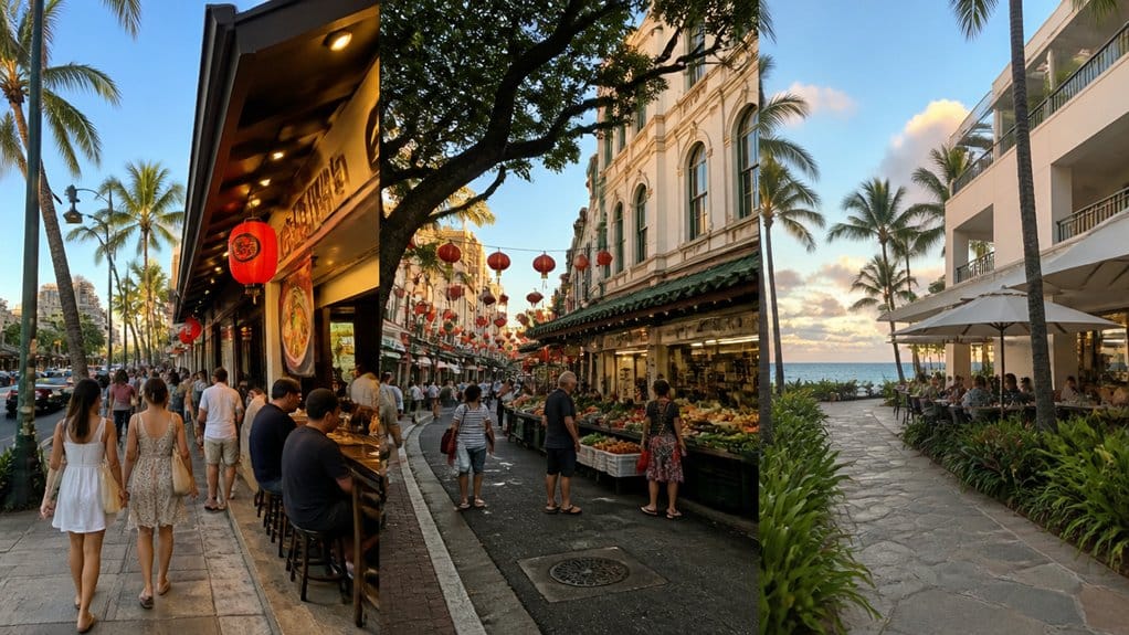 waikiki walkable chinatown lively kahalaquiet