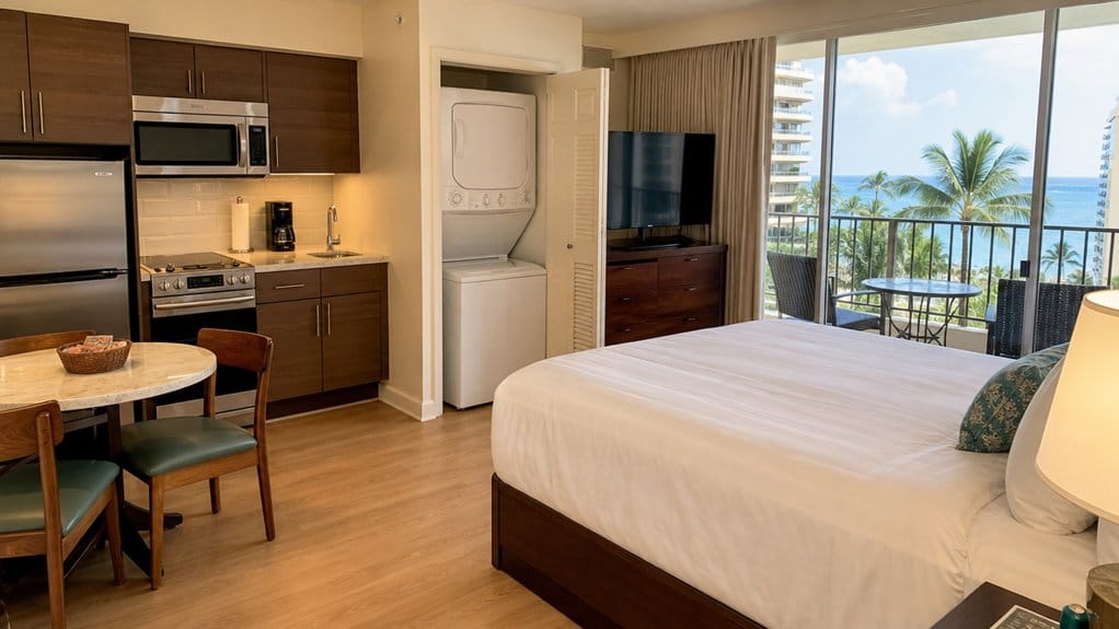 waikiki weekstay hotels with laundry