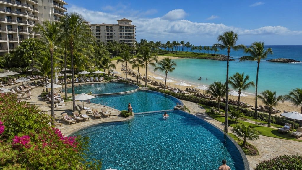 warm family friendly resort pools