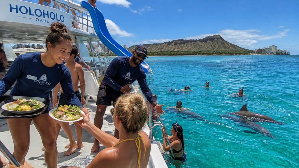 warm professional experienced dolphin crew