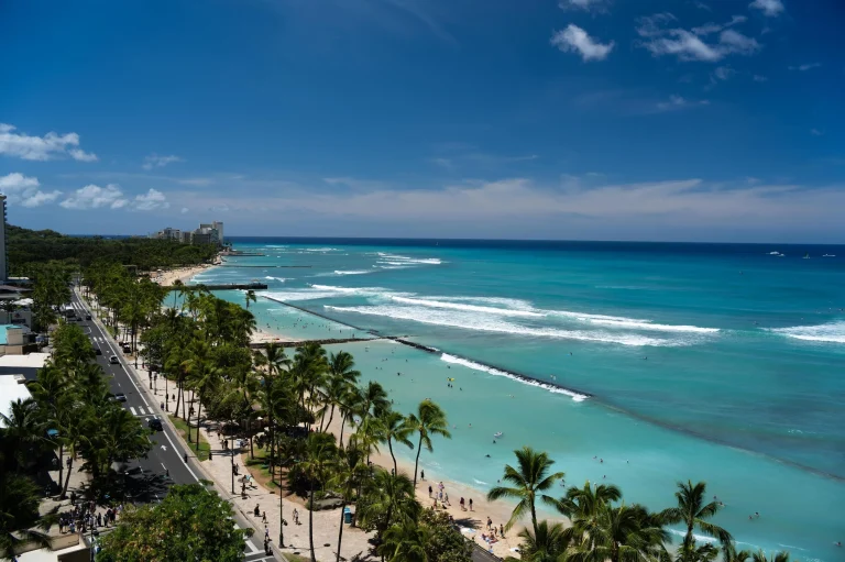 A photo of Aqua Aloha Surf Waikiki showing the property and rooms.