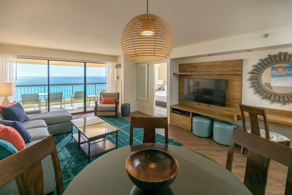 A photo of Aston Waikiki Sunset showing the property and rooms.